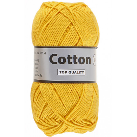 Lammy Cotton 8/4 Garn 372 Gul thumbnail