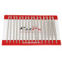 KnitPro Nova Metal Udskiftelige rundpindesæt Messing 60-80-100-120 cm 3,5-8 cm 8 størrelser Deluxe