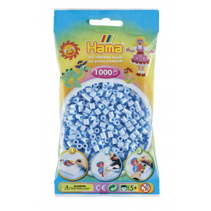 Hama Midi Perler 207-97 Pastel Isblå - 1000 stk