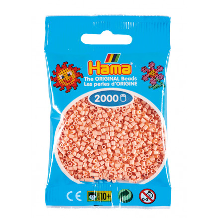 Hama Mini Perler 501-78 Lys Hud - 2000 stk thumbnail