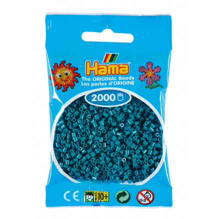 Hama Mini Perler 501-83 Petroleum - 2000 stk thumbnail