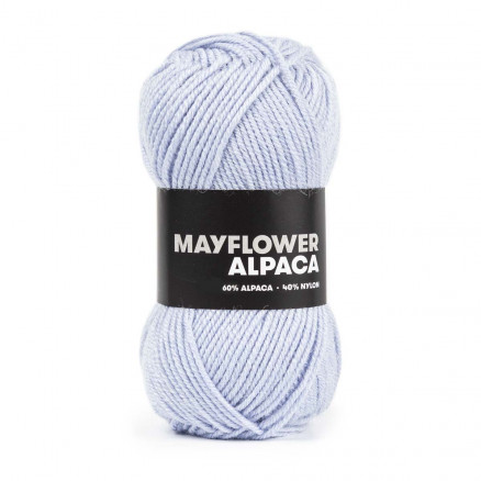 Mayflower Baby Alpaca Garn 20 Pastelblå thumbnail