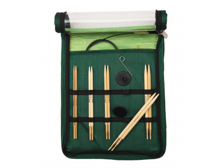 KnitPro Bamboo Udskiftelige rundpindesæt Bambus 60-80-100 cm 3-5 mm 5