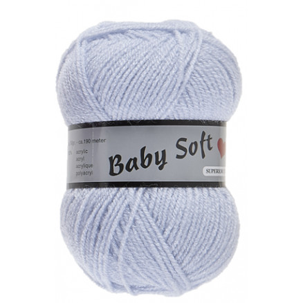 Lammy Baby Soft Garn 011 Pastelblå thumbnail