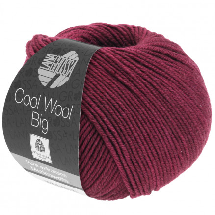Lana Grossa Cool Wool Big Garn 1000 Bordeaux thumbnail