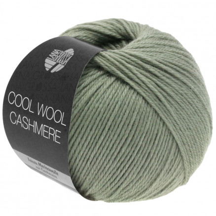 Lana Grossa Cool Wool Cashmere Garn 33 Grågrøn thumbnail