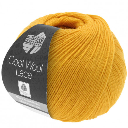 Lana Grossa Cool Wool Lace Garn 09 Majsgul thumbnail