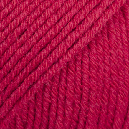 Drops Cotton Merino Garn Unicolor 06 Rød thumbnail