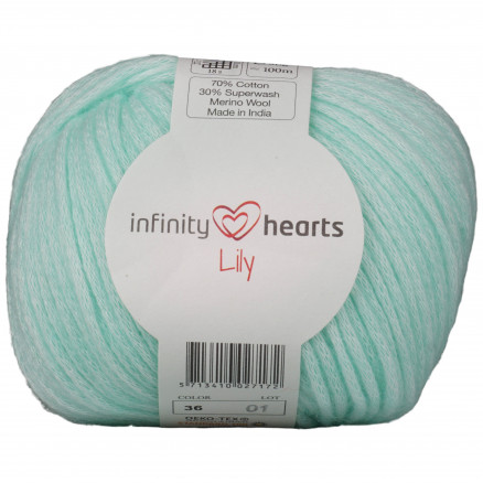 Infinity Hearts Lily Garn 36 Mint thumbnail