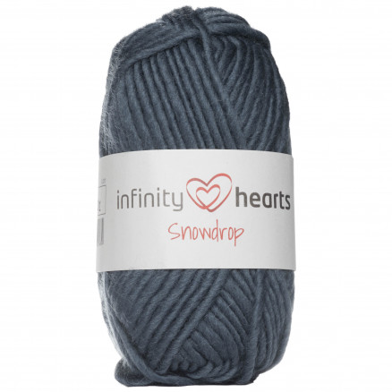 Infinity Hearts Snowdrop Garn 25 Mørk Jeansblå thumbnail
