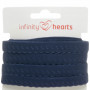 Infinity Hearts Blondebånd Polyamid 20mm 370 Blå - 5m