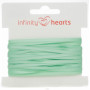 Infinity Hearts Satinbånd Dobbeltsidet 3mm 530 Mint - 5m