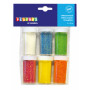 Playbox Glitterpulver/Glimmer Pastelfarver 20g - 6 stk