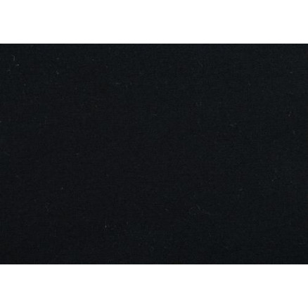 Perlebomuld Økologisk Bomuldsstof 003 Black 150cm - 50cm