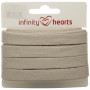 Infinity Hearts Anoraksnor Bomuld flad 10mm 200 natur - 5m