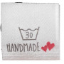 Label Vask 30 Grader Handmade Hvid - 1 stk