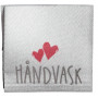 Label Håndvask Handmade Hvid - 1 stk
