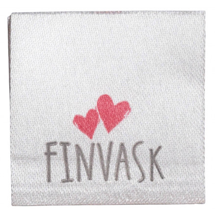 Label Finvask Handmade Hvid - 1 stk thumbnail
