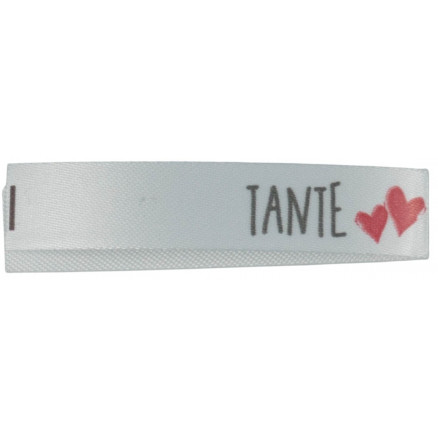 Label Tante Hvid - 1 stk thumbnail