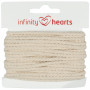 Infinity Hearts Anoraksnor Bomuld rund 3mm 200 Natur - 5m