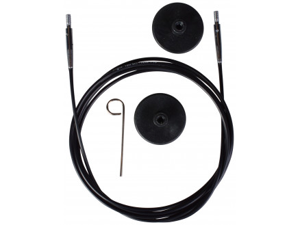 KnitPro Wire / Kabel til Udskiftelige Rundpinde 126cm (Bliver 150cm in