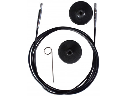 KnitPro Wire / Kabel til Udskiftelige Rundpinde 94cm (Bliver 120cm ink