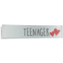 Label Teenager Hvid - 1 stk