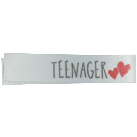 Label Teenager Hvid - 1 stk thumbnail