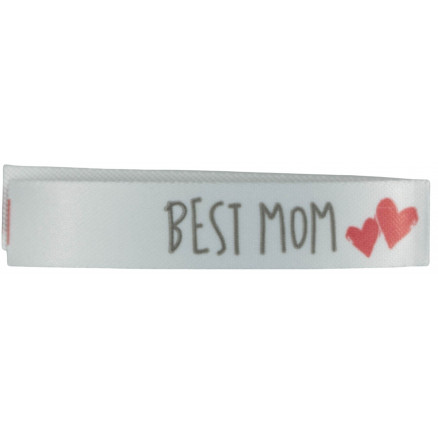 Label Best Mom Hvid - 1 stk thumbnail