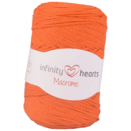Infinity Hearts Macrome Garn 26 Orange thumbnail