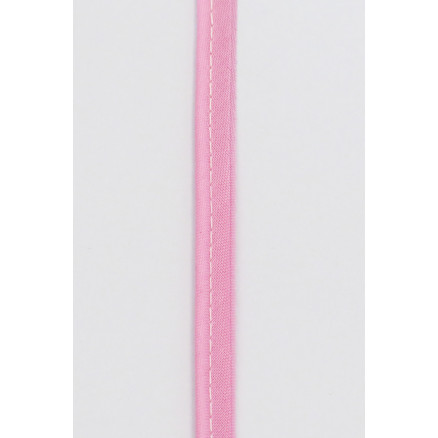 Paspoilbånd på Metermål Polyester/Bomuld 902 Pink 8mm - 50cm thumbnail