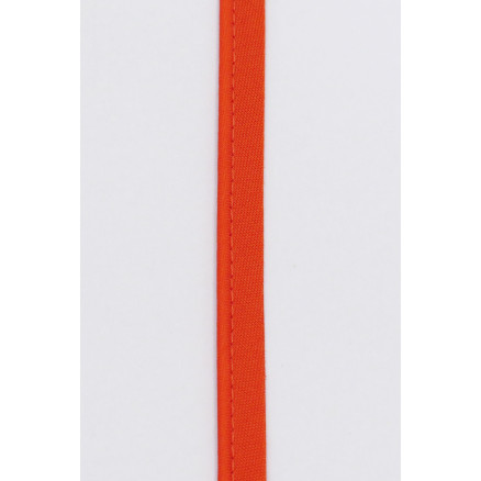 Paspoilbånd på Metermål Polyester/Bomuld 510 Mørk Orange 8mm - 50cm thumbnail