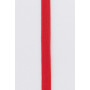 Paspoilbånd på Metermål Polyester/Bomuld 003 Rød 8mm - 50cm