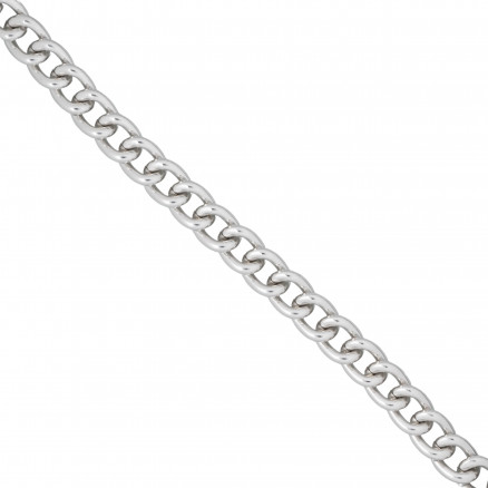 Infinity Hearts Kæde i Metermål Aluminium Sølv 13x11mm - 50cm thumbnail