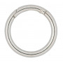 Infinity Hearts O-ring/Endeløs ring med Åbning Messing Sølv Ø40mm - 5 stk