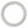 Infinity Hearts O-ring/Endeløs ring med Åbning Messing Sølv Ø45mm - 5 stk