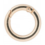 Infinity Hearts O-ring/Endeløs ring med Åbning Messing Lys Guld Ø23,5mm - 5 stk