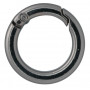 Infinity Hearts O-ring/Endeløs ring med Åbning Messing Gunmetal Ø23,5mm - 5 stk
