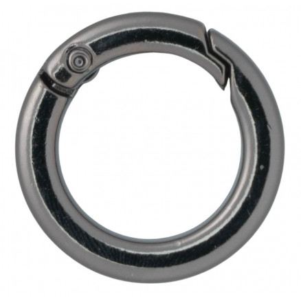 Infinity Hearts O-ring/Endeløs ring med Åbning Messing Gunmetal Ø23,5m thumbnail
