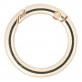 Infinity Hearts O-ring/Endeløs ring med Åbning Messing Lys Guld Ø35mm - 5 stk