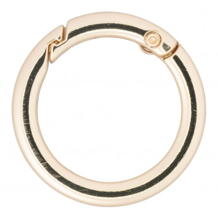 Infinity Hearts O-ring/Endeløs ring med Åbning Messing Lys Guld Ø35mm
