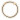 Infinity Hearts O-ring/Endeløs ring med Åbning Messing Lys Guld Ø30mm - 5 stk