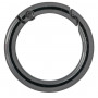 Infinity Hearts O-ring/Endeløs ring med Åbning Messing Gunmetal Ø30mm - 5 stk