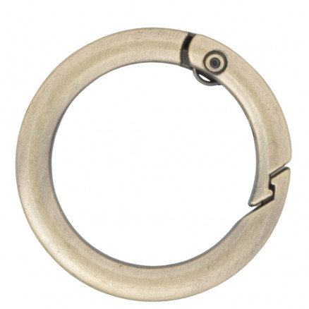 Infinity Hearts O-ring/Endeløs ring med Åbning Messing Antik bronze Ø3 thumbnail