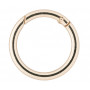 Infinity Hearts O-ring/Endeløs ring med Åbning Messing Lys Guld Ø37,6mm - 5 stk