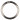 Infinity Hearts O-ring/Endeløs ring med Åbning Messing Sølv Ø37,6mm - 5 stk