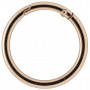 Infinity Hearts O-ring/Endeløs ring med Åbning Messing Lys Guld Ø43,6mm - 5 stk