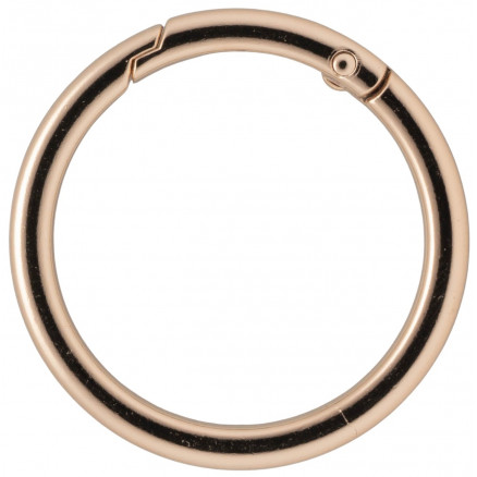 Infinity Hearts O-ring/Endeløs ring med Åbning Messing Lys Guld Ø43,6m thumbnail