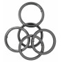 Infinity Hearts O-ring/Endeløs ring med Åbning Messing Gunmetal Ø43,6mm - 5 stk