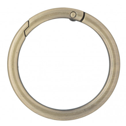 Infinity Hearts O-ring/Endeløs ring med Åbning Messing Antik bronze Ø4 thumbnail